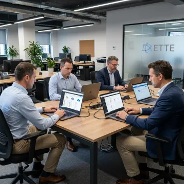 Managed IT and cybersecurity team supporting business technology