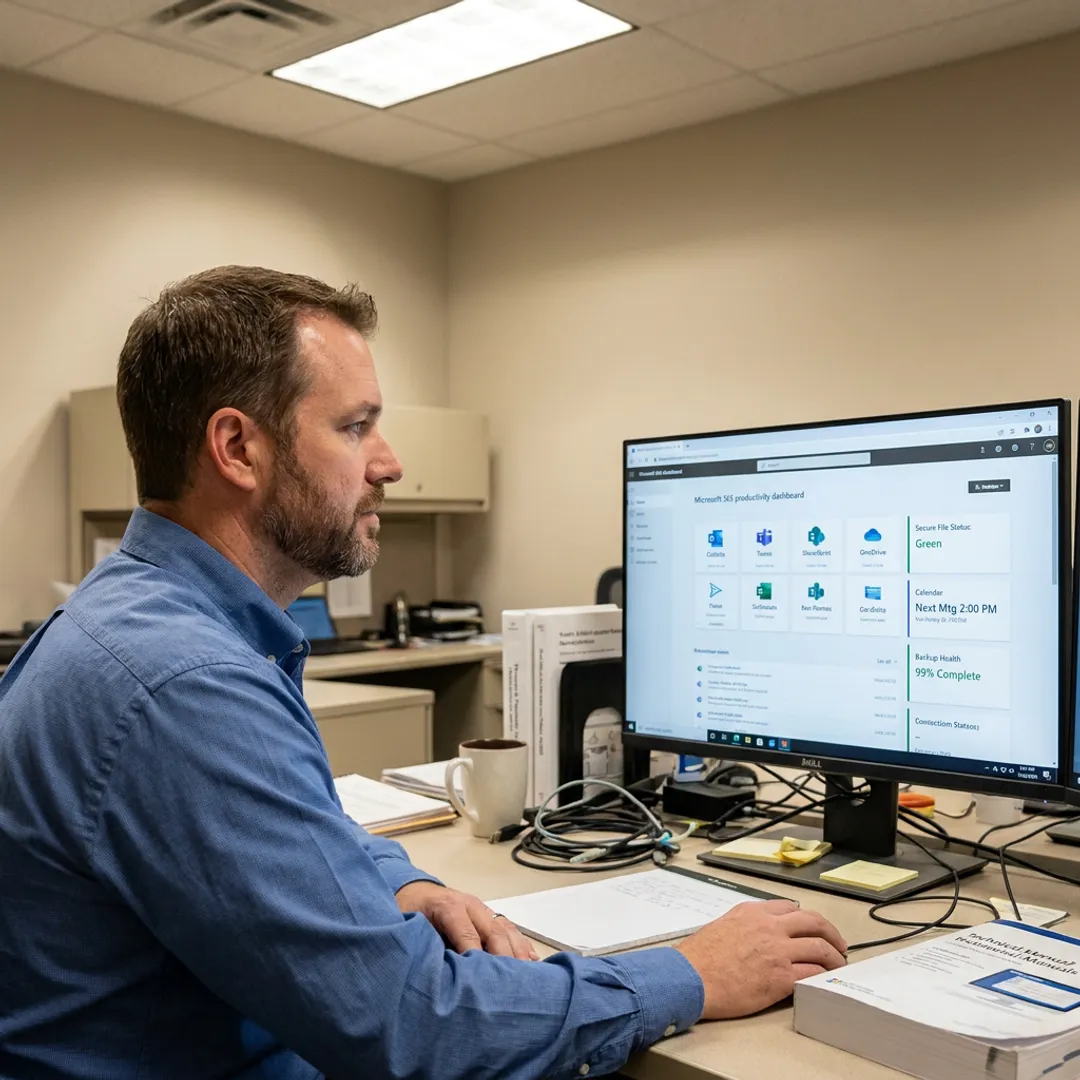 Cloud productivity dashboard and collaboration tools