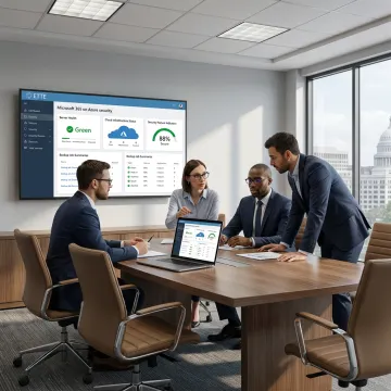 Hybrid cloud consulting team planning IT infrastructure