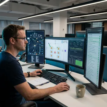 IT engineer planning network migration