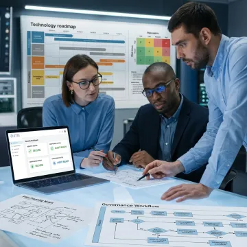 AI advisory team planning governance workflow