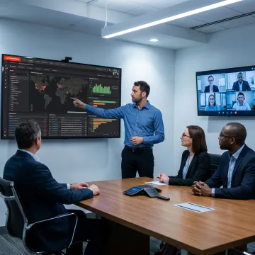 IT consultant advising a business team