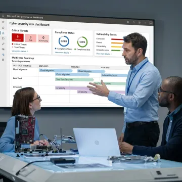 IT governance consulting meeting