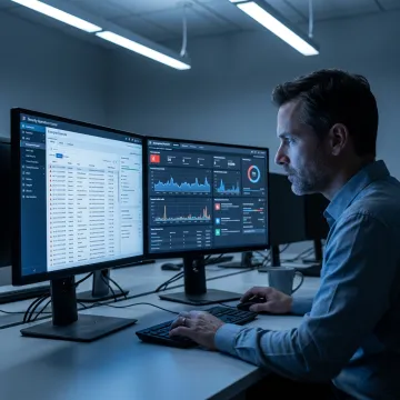 Enterprise firewall security monitoring dashboard