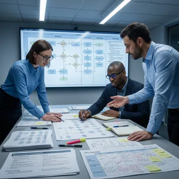Technology advisor mapping AI strategy with business leaders