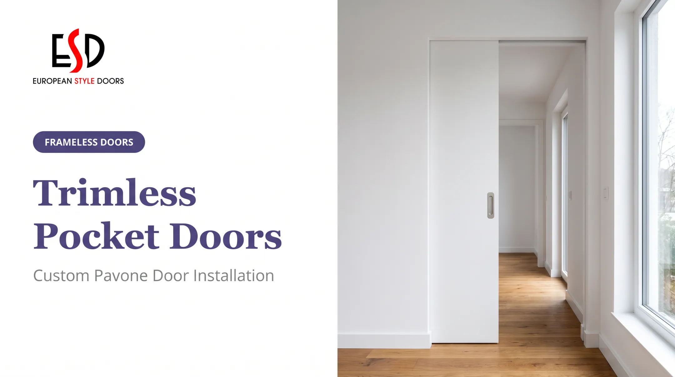 Trimless Pocket Doors