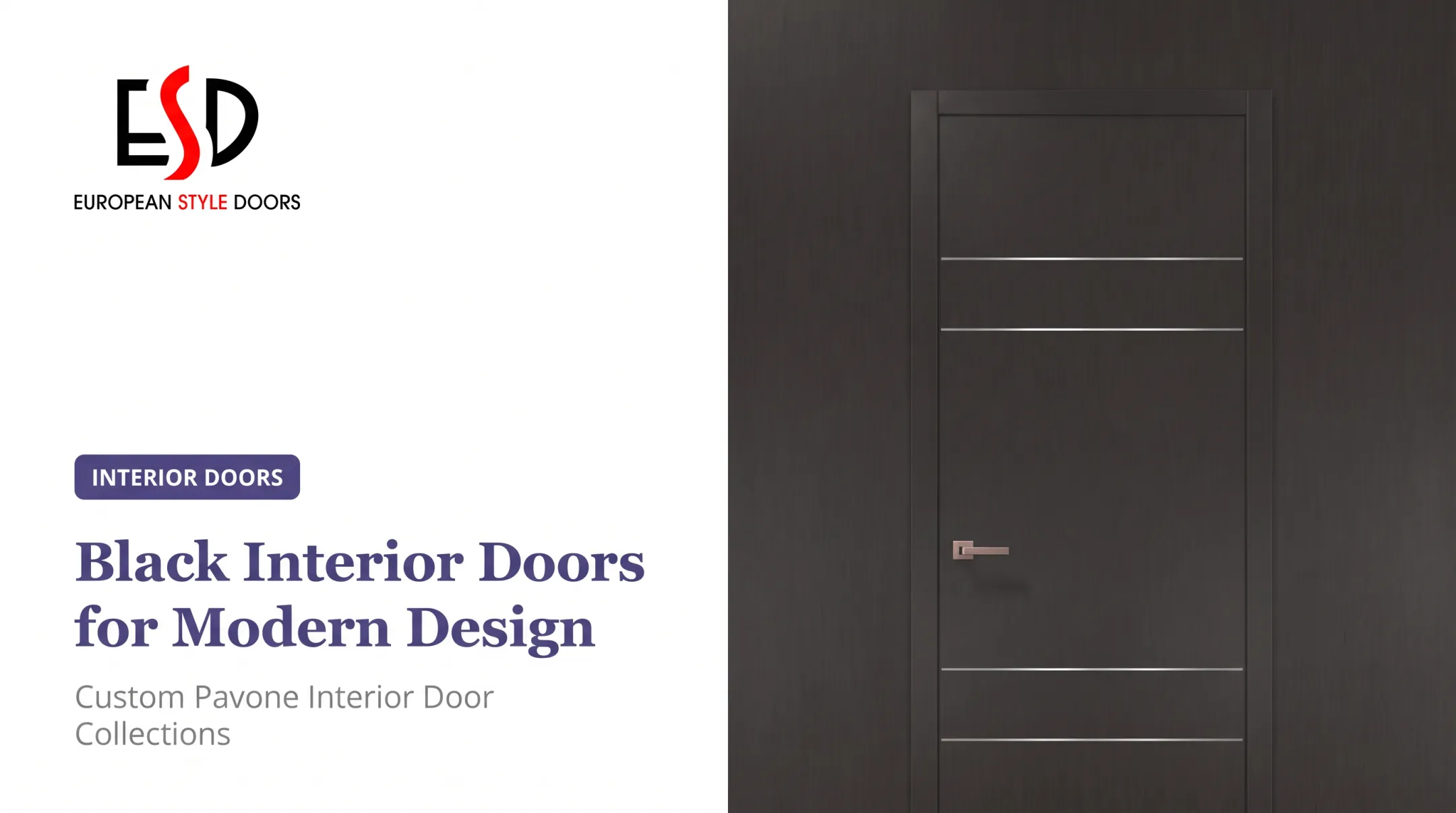 Black Interior Doors for Modern Design