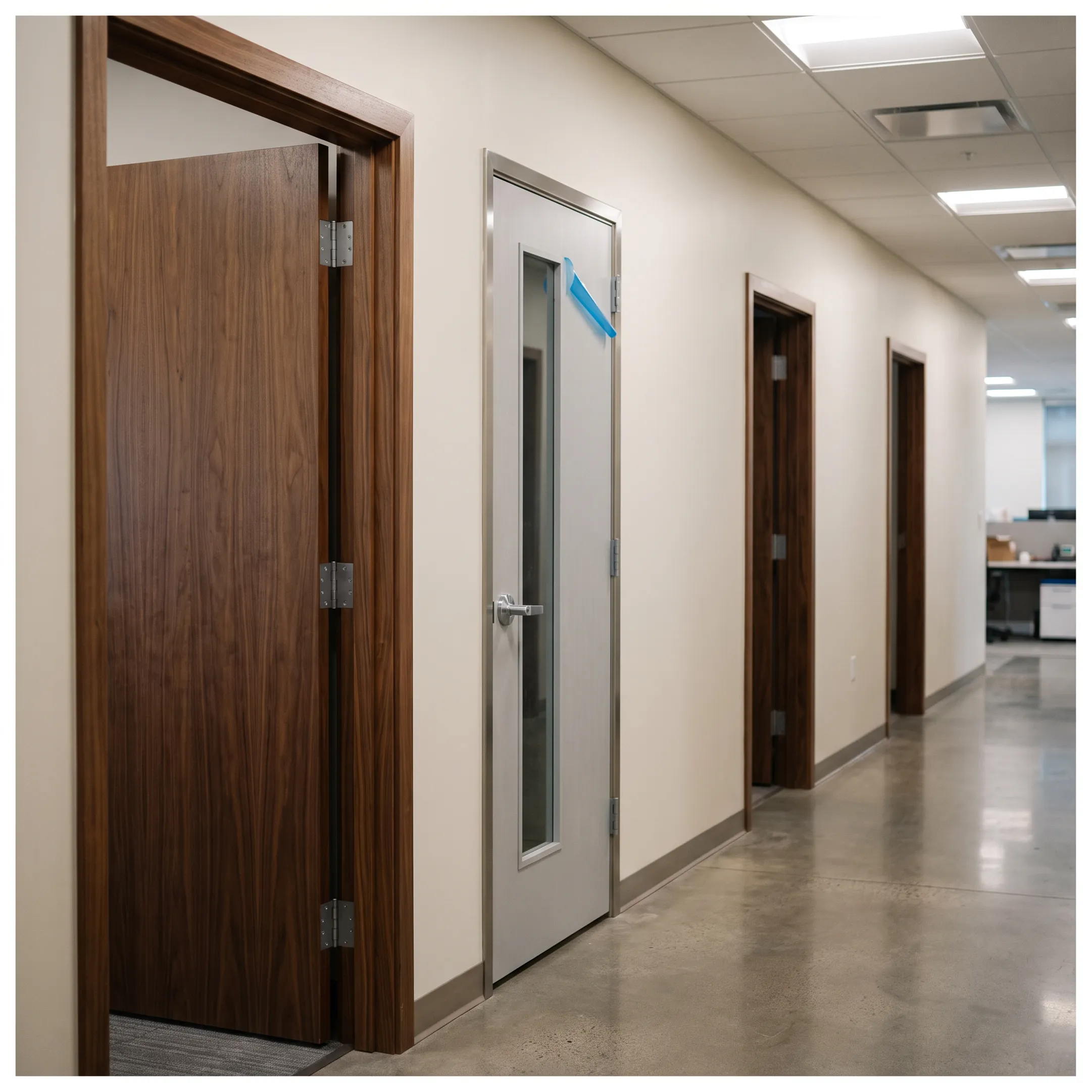 Office interior doors