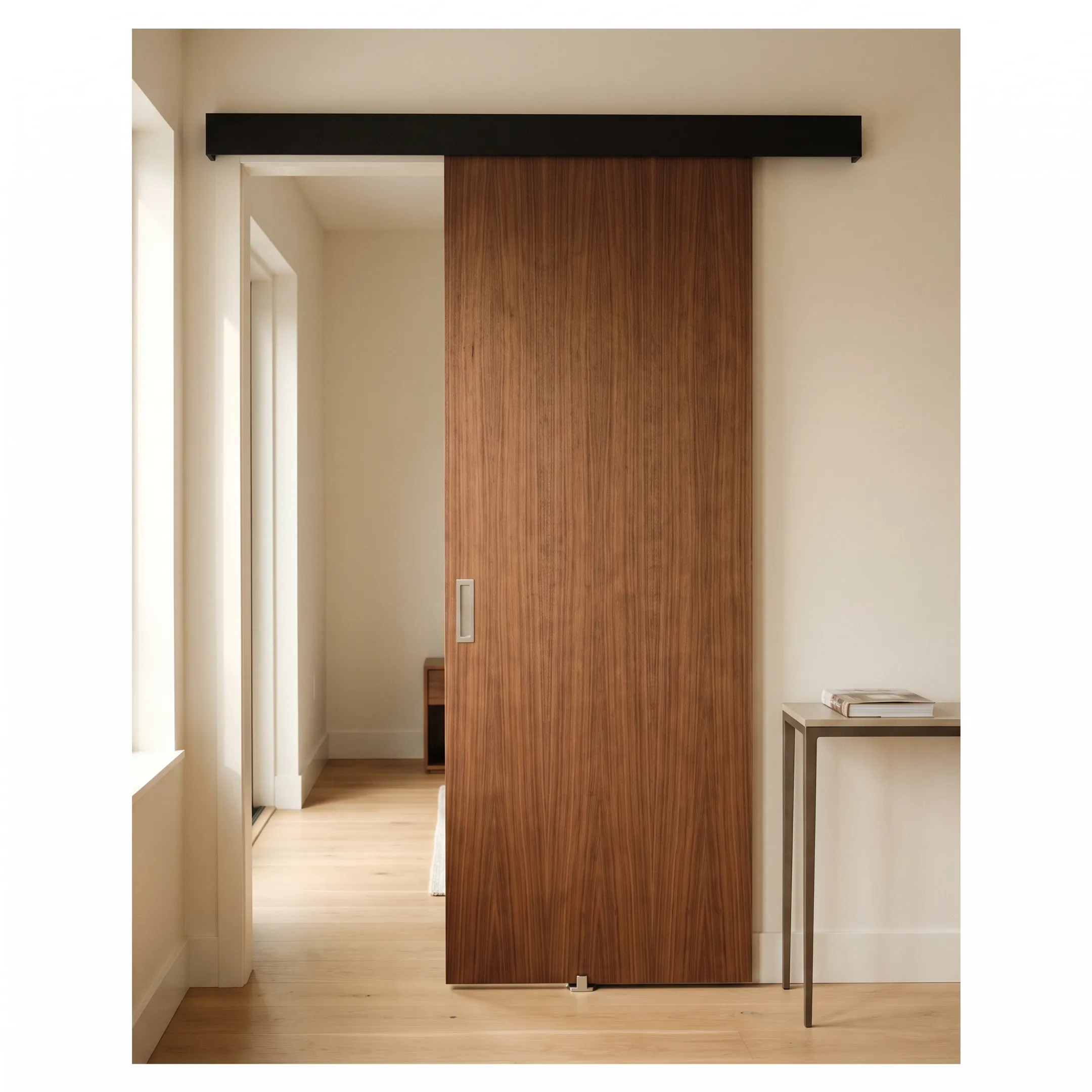 Residential interior sliding door system