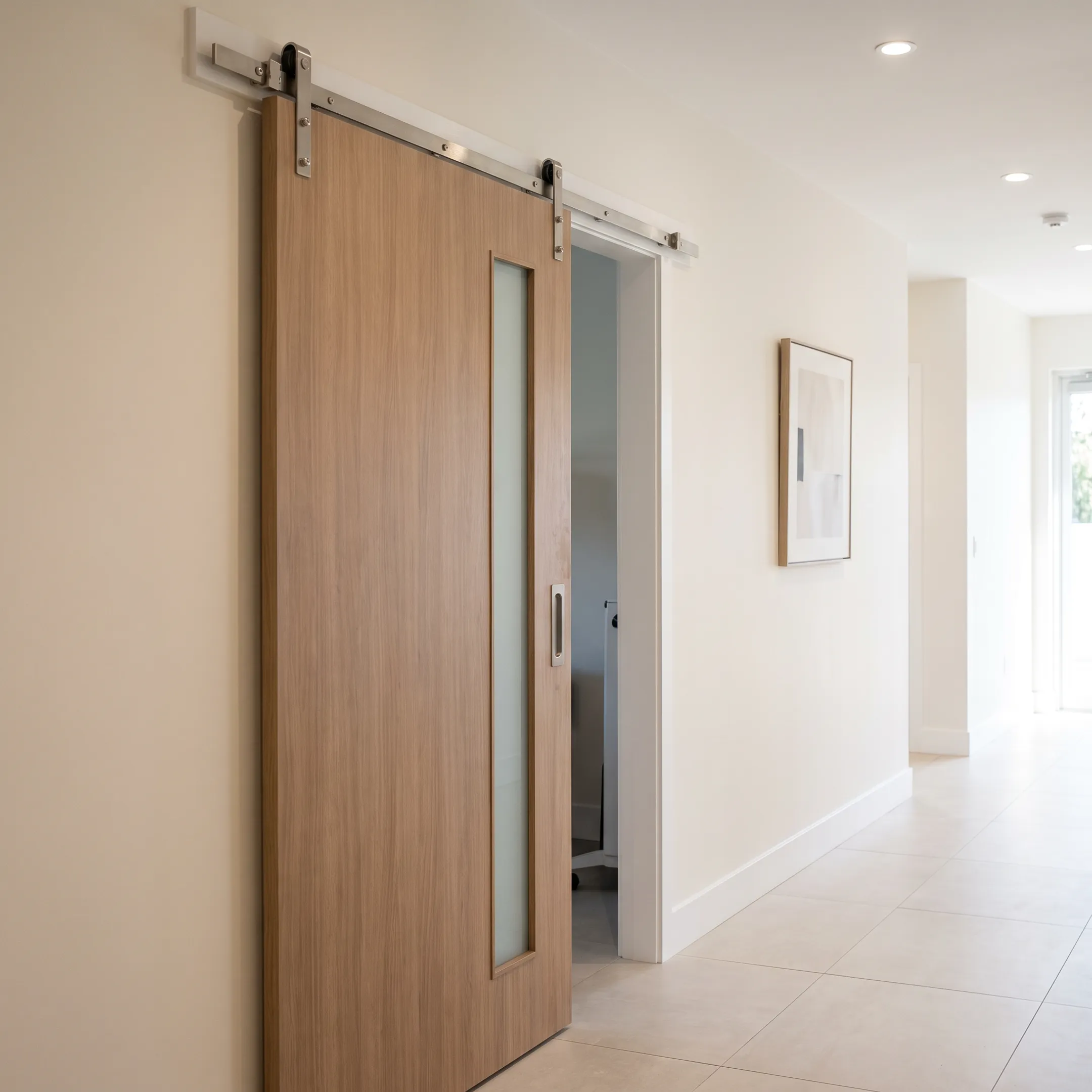 Healthcare and legal office sliding door