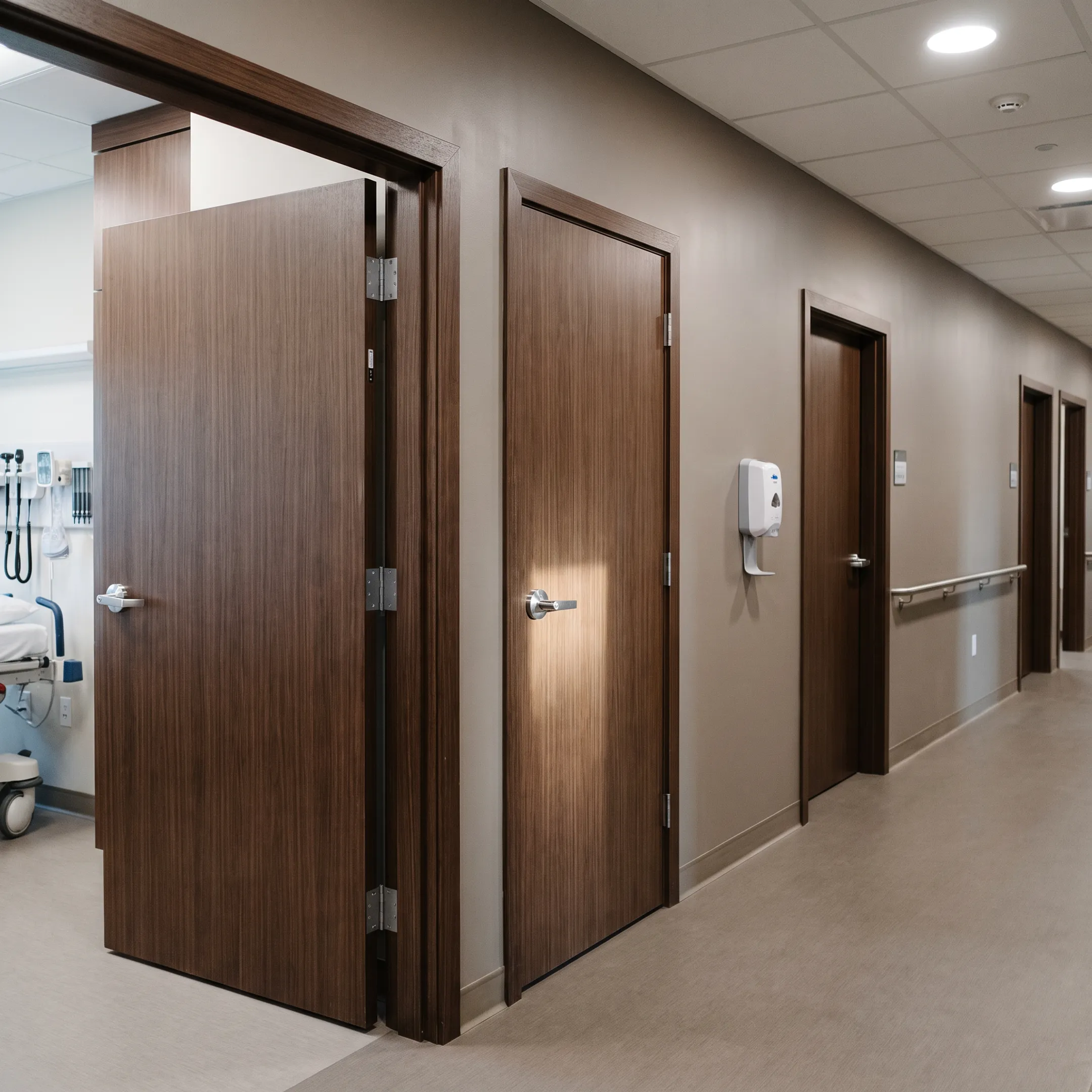 Medical clinic with Wenge interior doors