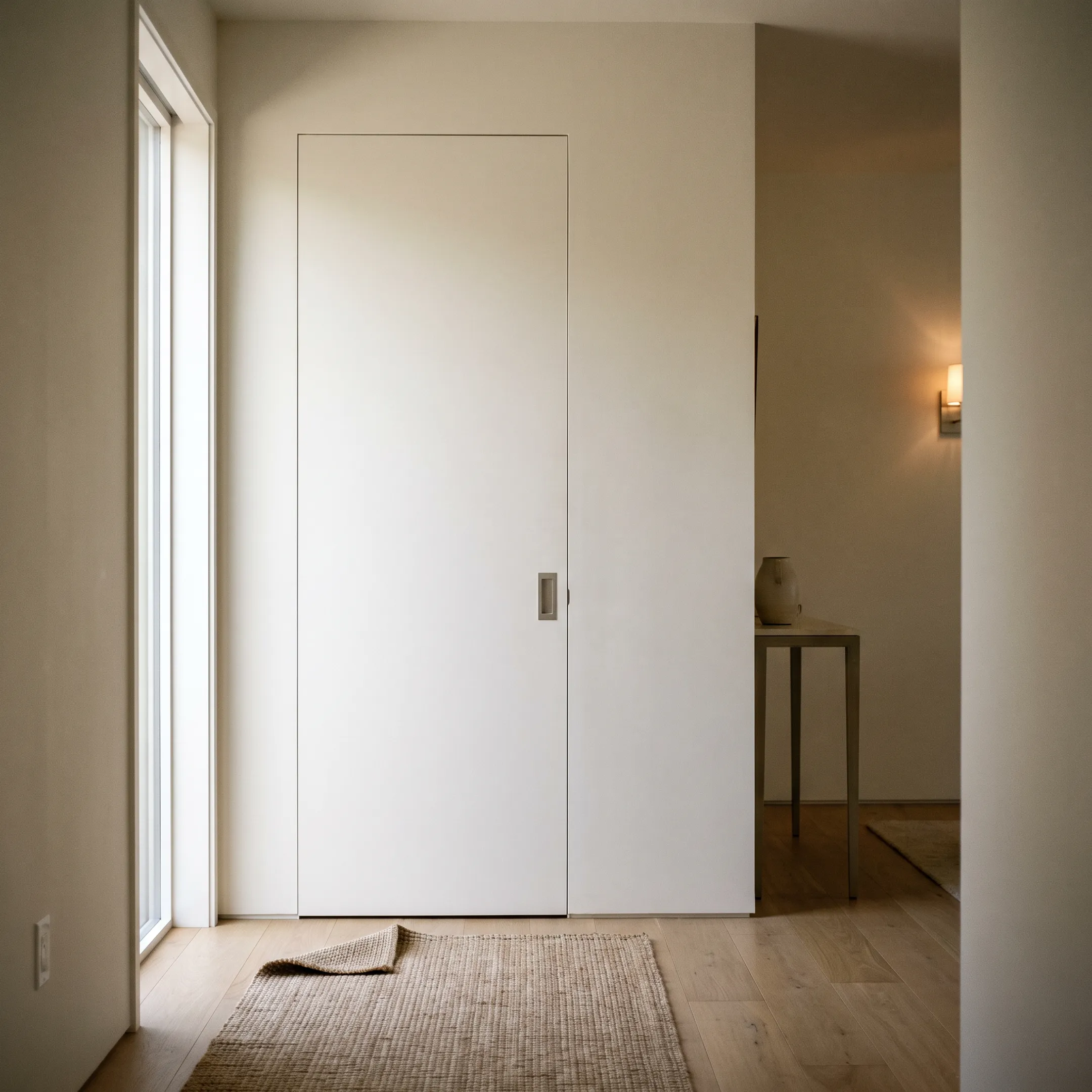 Residential interior hidden door