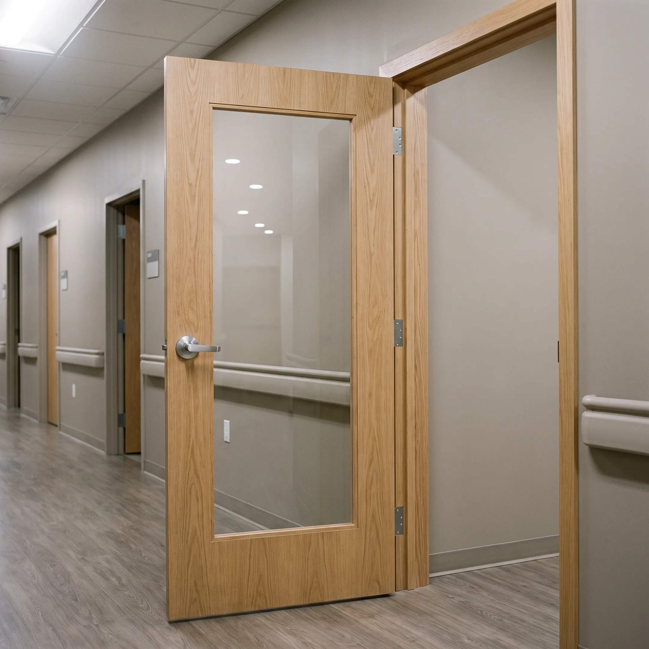 Medical office interior door