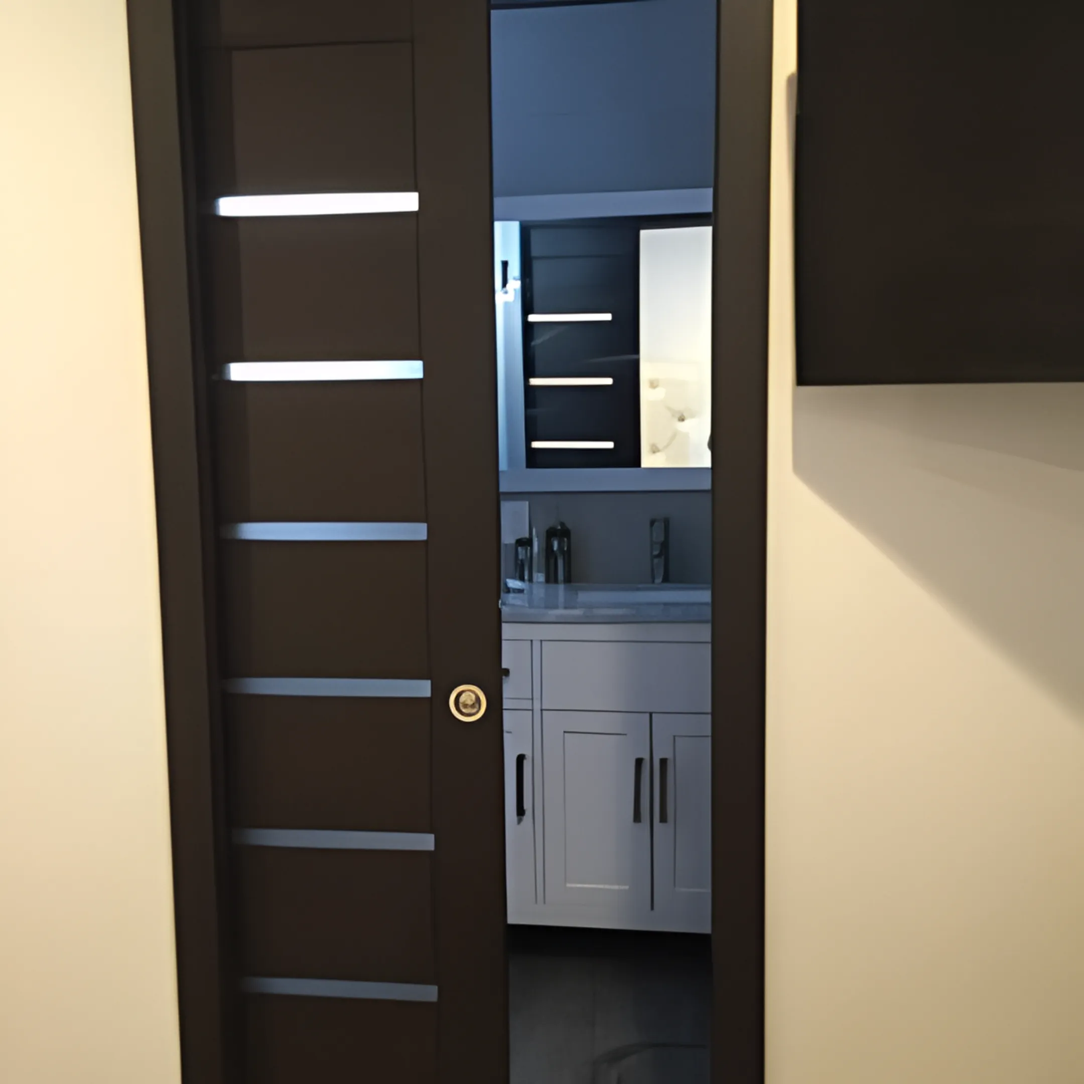 High-end residential frameless doors