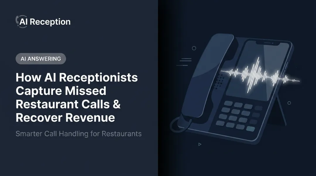 How AI Receptionists Capture Missed Restaurant Calls & Recover Revenue