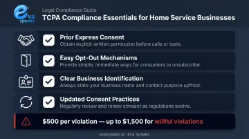 TCPA compliance checklist four key requirements for automated home service messaging