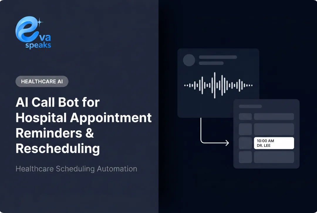 AI Call Bot for Hospital Appointment Reminders & Rescheduling