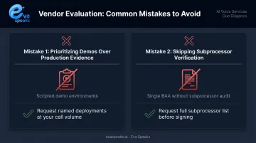 Two common AI voice agent evaluation mistakes and how to avoid them