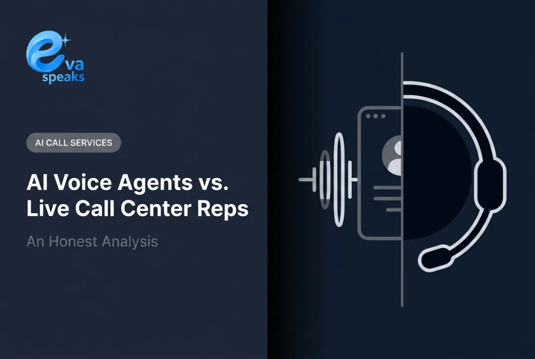 AI Voice Agents vs. Live Call Center Reps: An Honest Analysis