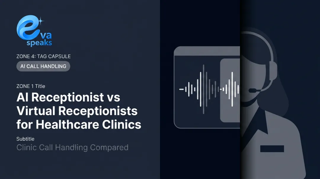 AI Receptionist vs Virtual Receptionists for Healthcare Clinics