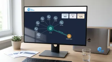 AI voice agent handling multiple simultaneous customer calls in contact center