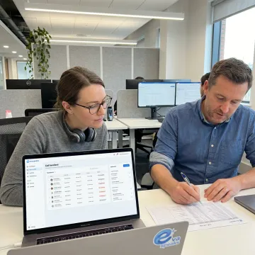 AI call handling dashboard for enterprise phone support