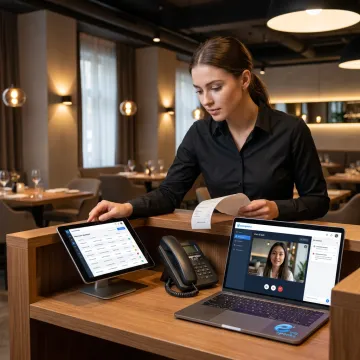 AI phone answering system supporting restaurant calls