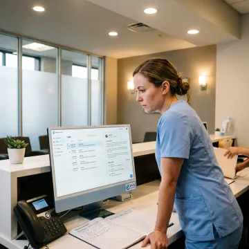 AI phone answering system for a dental practice