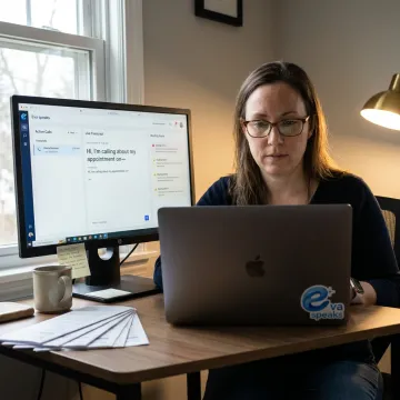 AI phone answering dashboard for a small business