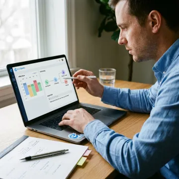 Specialist setting up AI call routing workflows