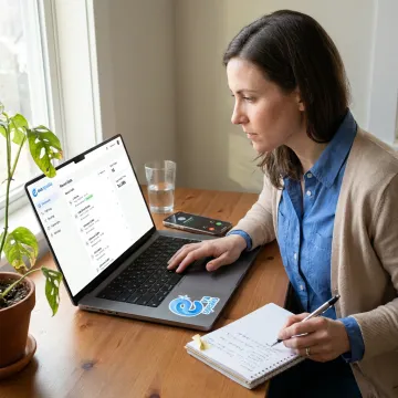 AI answering service dashboard for a Baltimore small business