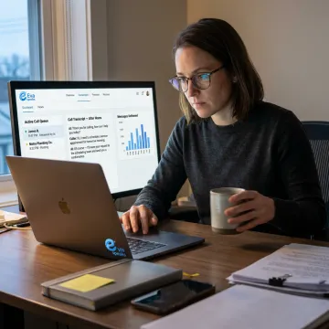 AI receptionist handling after-hours calls