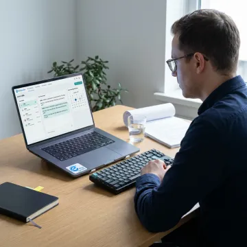 AI virtual receptionist managing business calls and appointments