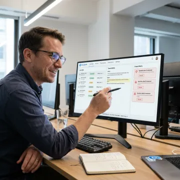 AI call center dashboard with live call monitoring