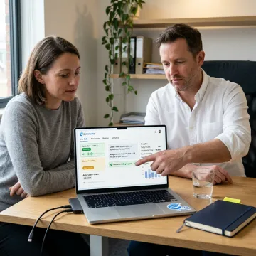 AI voice agent dashboard handling customer calls