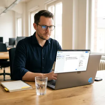 AI assistant managing business phone conversations