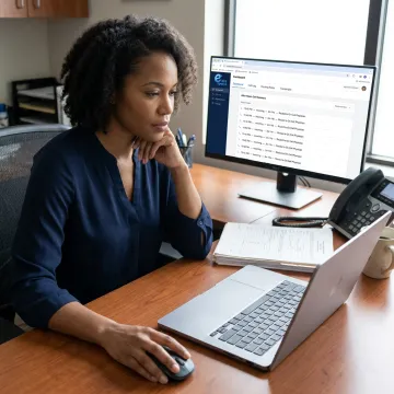 AI system managing after-hours patient phone calls