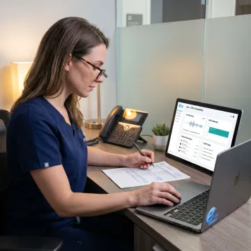 AI scheduling workflow for a healthcare clinic