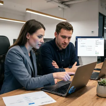 Team configuring AI call center workflows