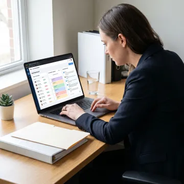 AI voice agent dashboard for a law firm
