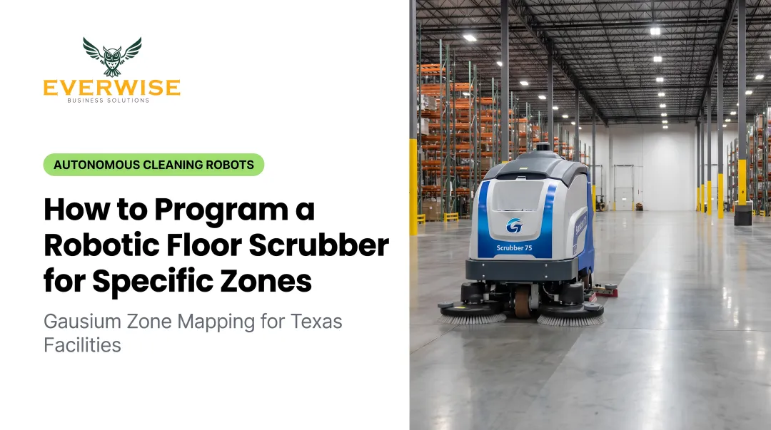 How to Program a Robotic Floor Scrubber for Specific Zones