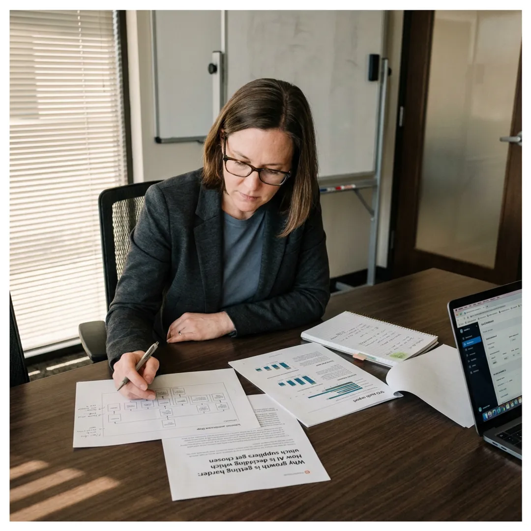 B2B SEO strategy planning session