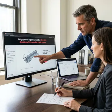 Manufacturing website design strategy session