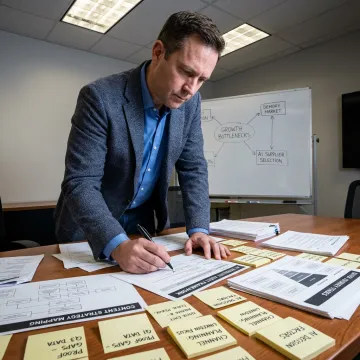 Consultant mapping B2B content strategy