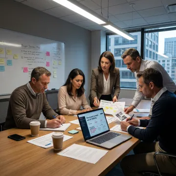 B2B sales and marketing strategy session