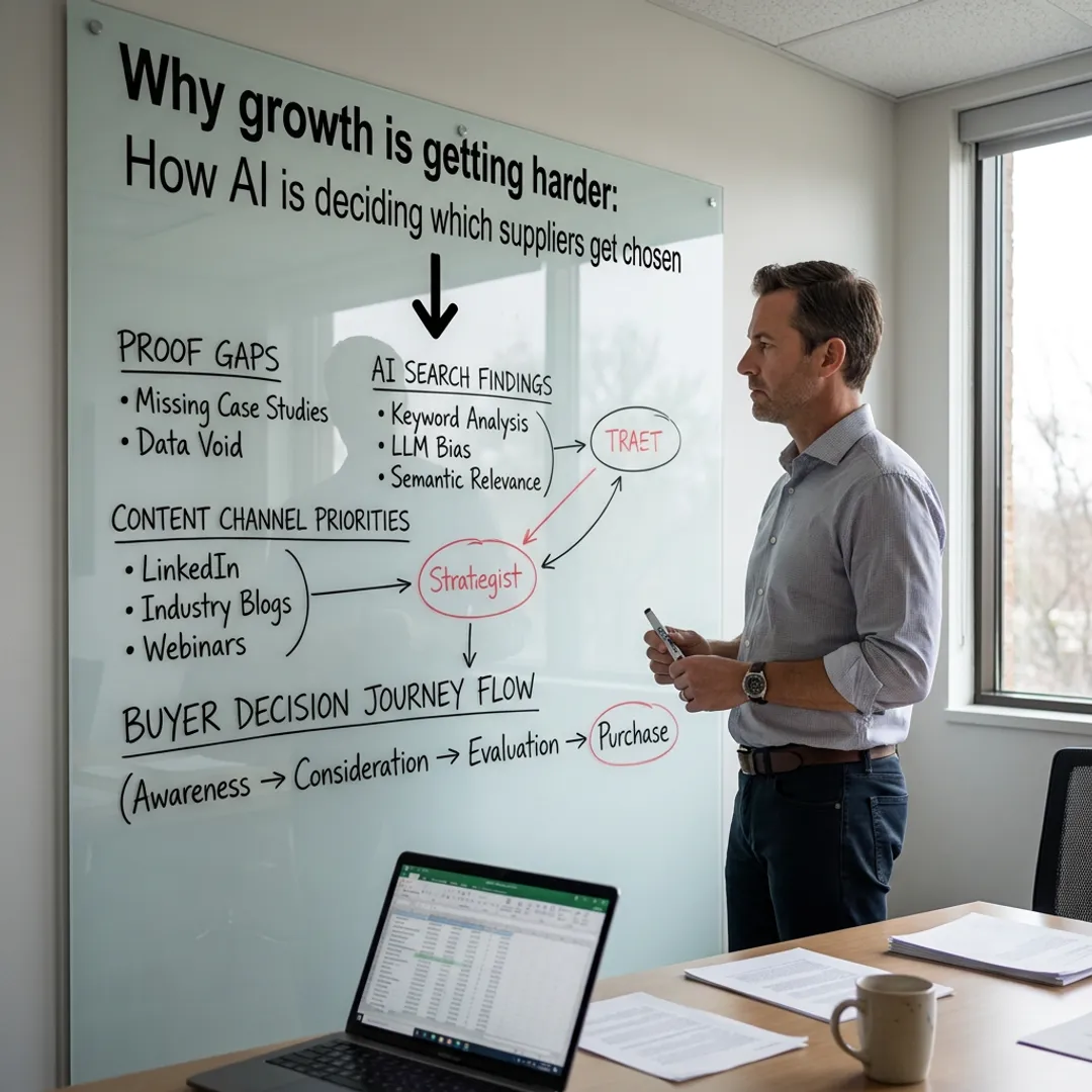 AI marketing strategy process planning session