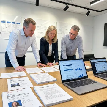 B2B team planning LinkedIn public relations strategy