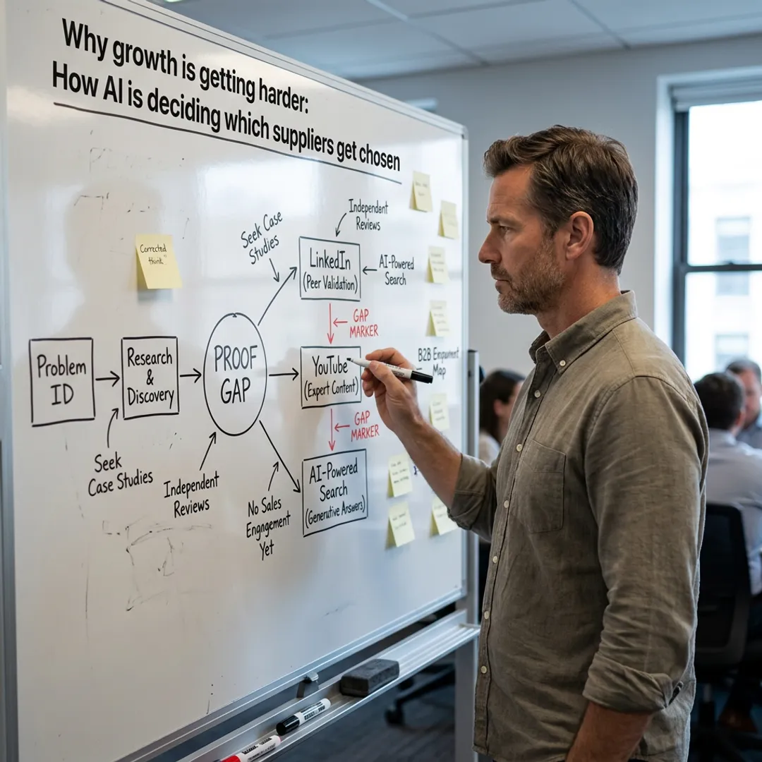 Consultant mapping inbound marketing proof strategy
