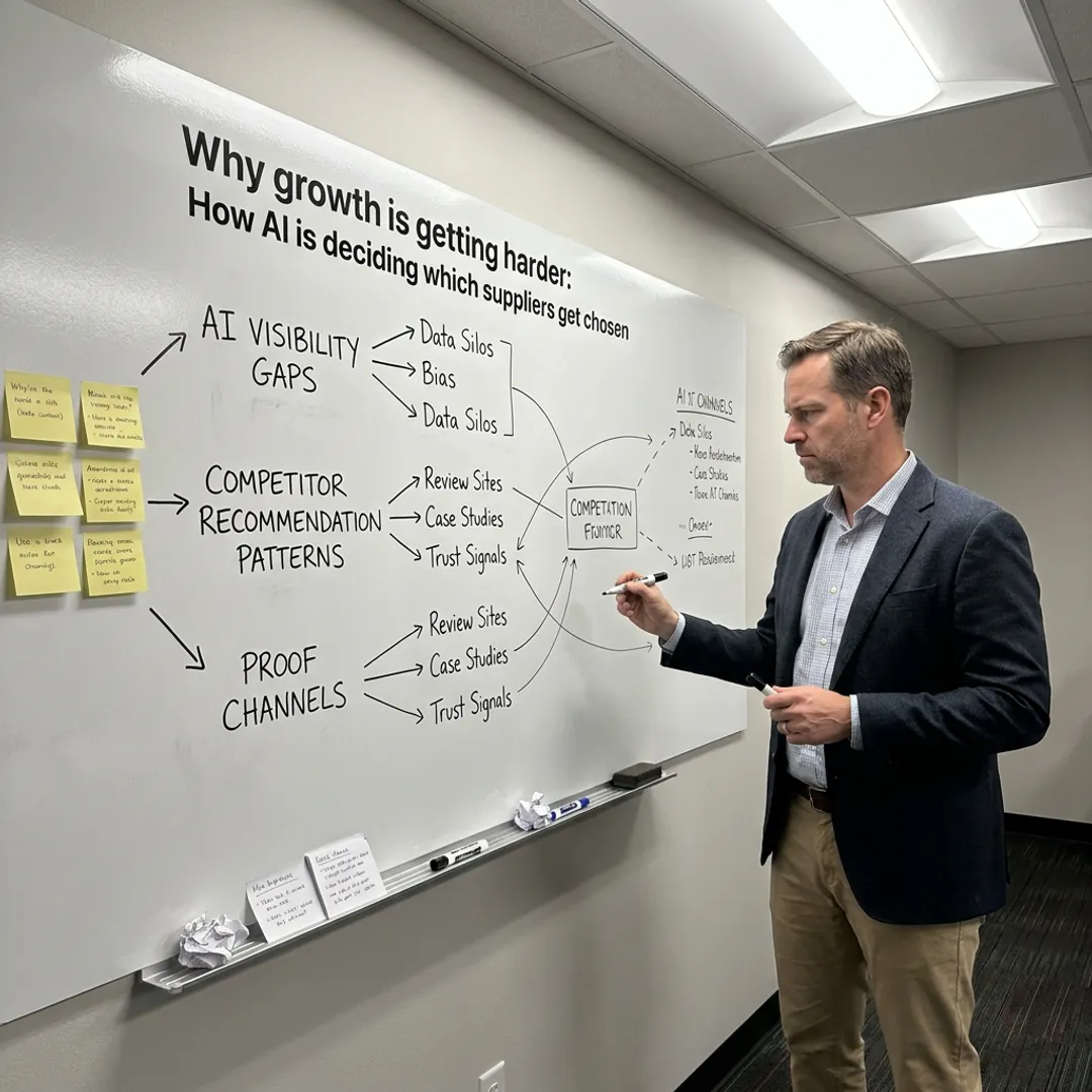 AI visibility strategy process for industrial B2B companies