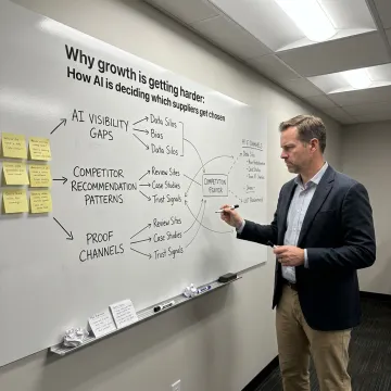 AI visibility strategy process for industrial B2B companies